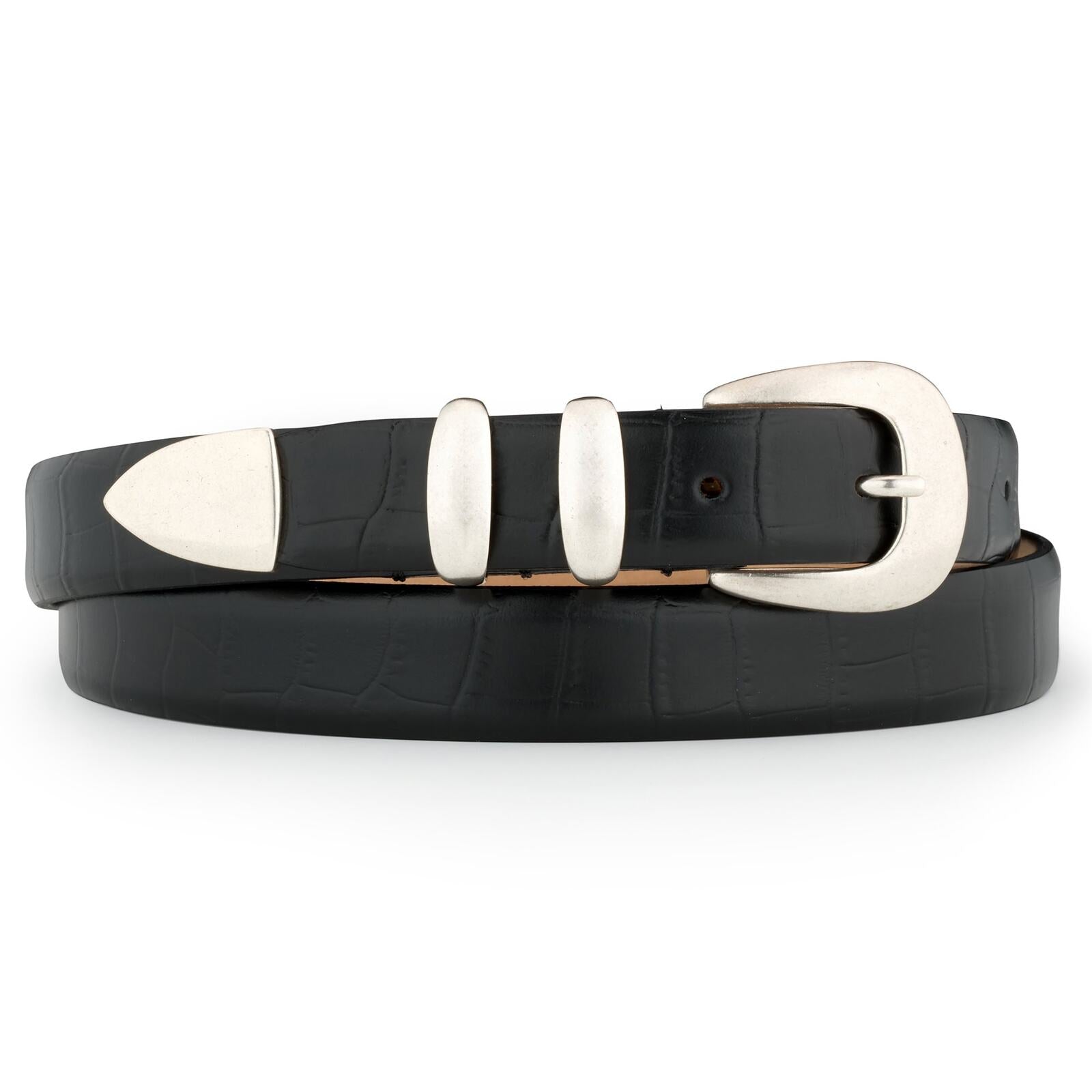 Silver-Ostrich-Luxury-belts-made-in-Italy-Coconuts-Black-belt