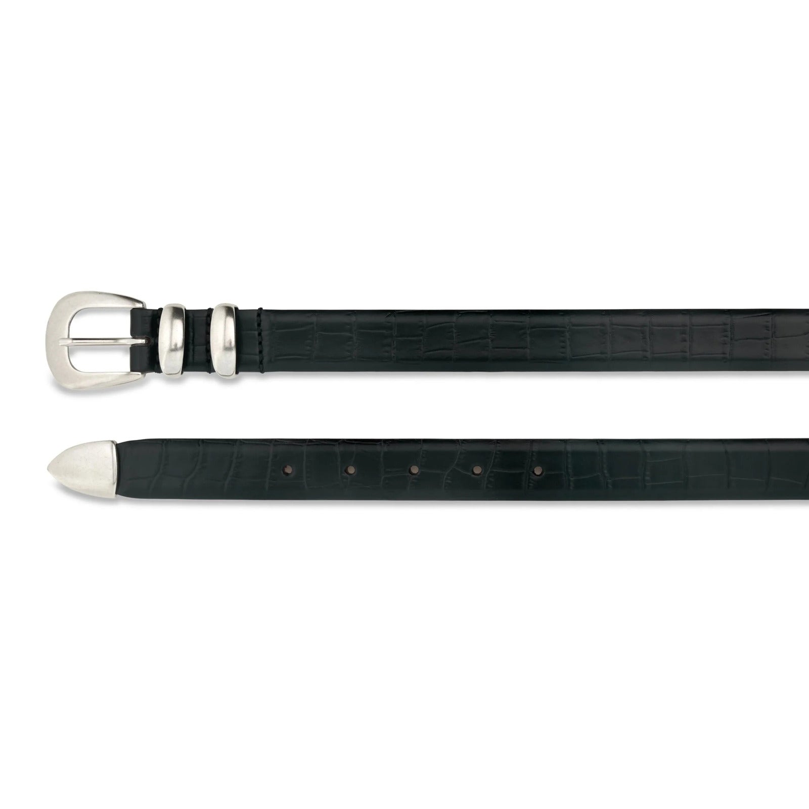 Silver Ostrich – Luxury belts made in Italy – Coconuts Black Belt31