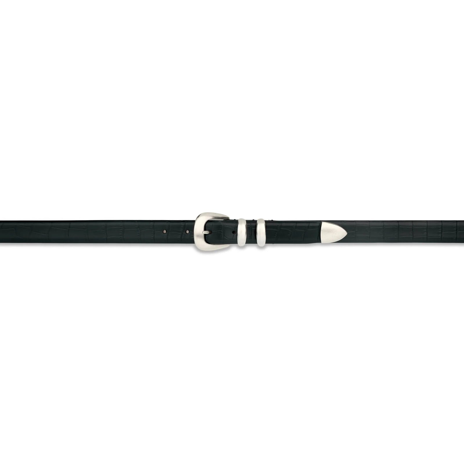 Silver Ostrich – Luxury belts made in Italy – Coconuts Black Belt32