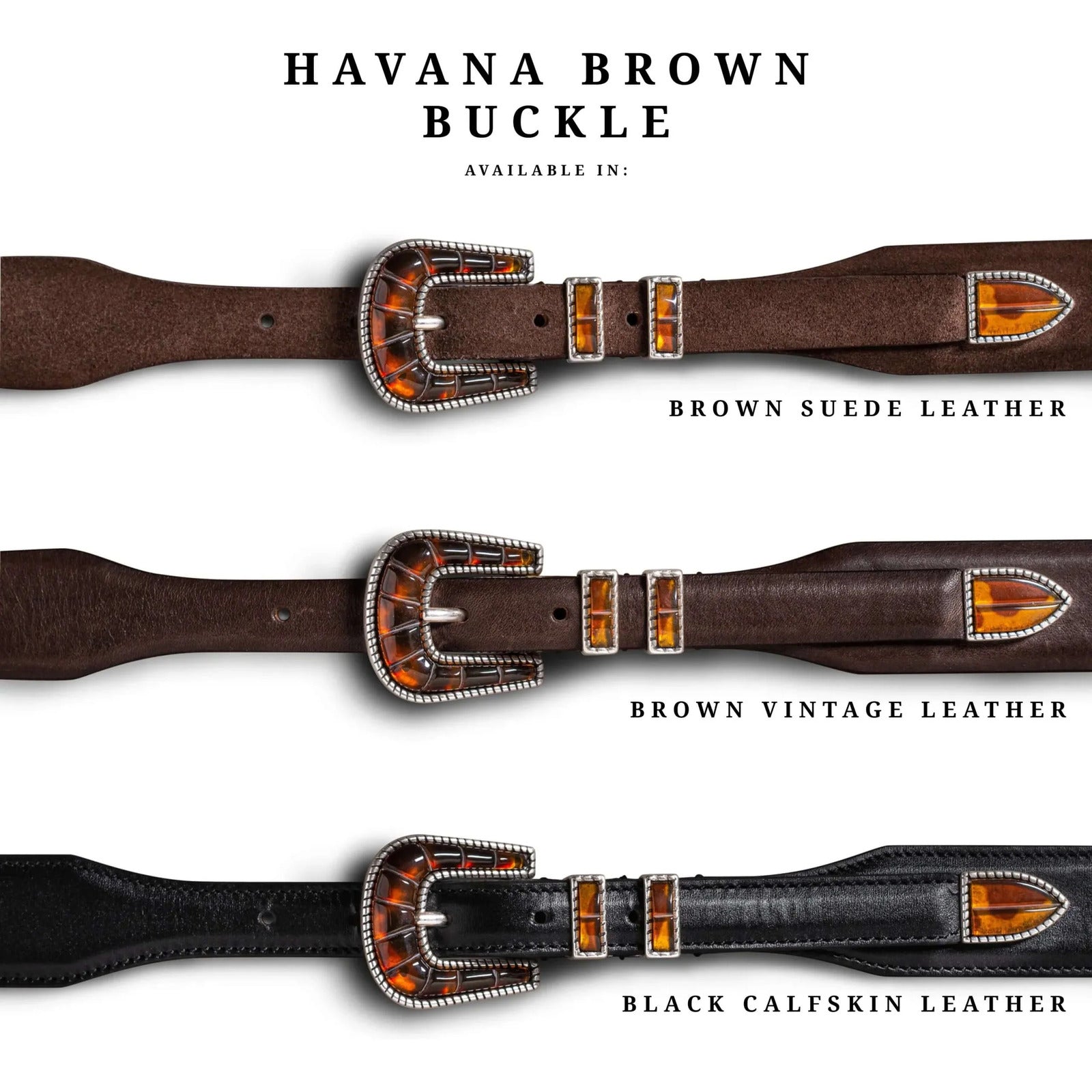 Silver Ostrich Luxury Belts made in Italy – Crazy Color Collection-Havana Brown Buckle