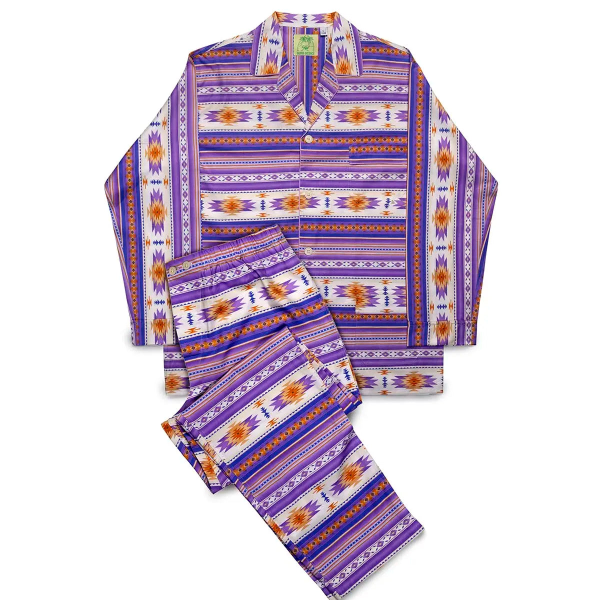 SILVER OSTRICH SLEEPWEAR - Violet Color