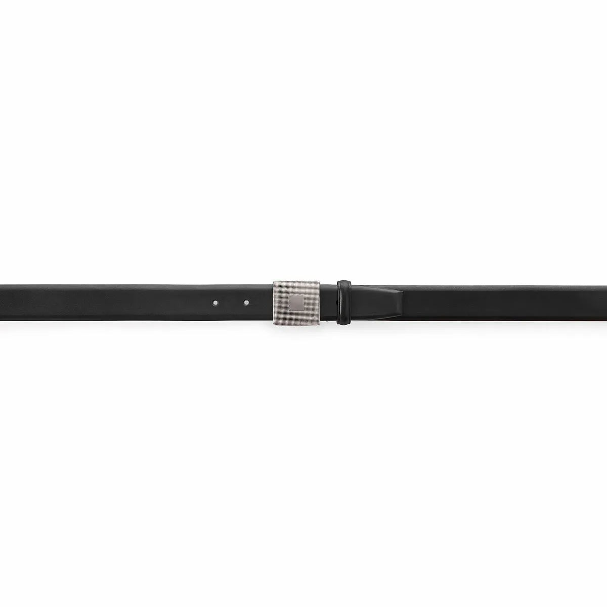 Silver Ostrich – GUILLOCHÉ BLACK BELT – Luxury Belts Handmade in Italy2